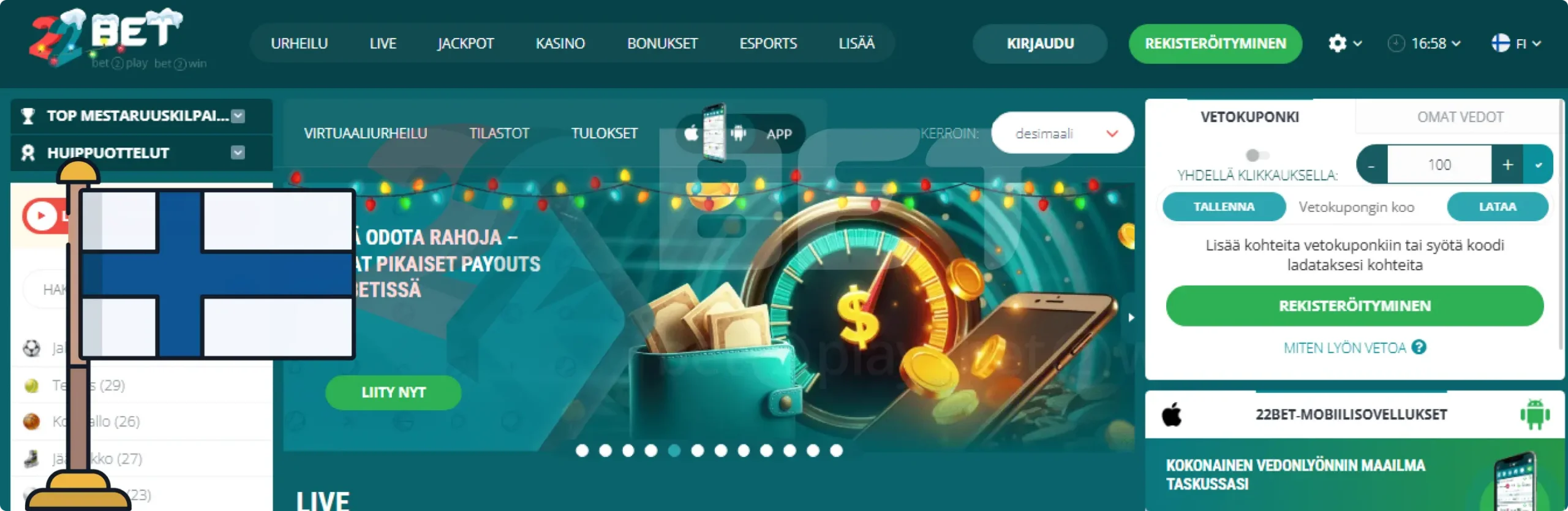 22Bet Urheilu 22Bet Urheilu